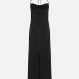 Metallic Thread Maxi Dress