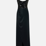 Sequin Bodice Maxi Dress with Rayon Blend Skirt