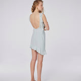 Asymmetric Flow Viscose Dress