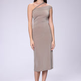 Midi One Shoulder Dress