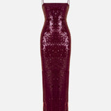 All Over Midi Sequin Dress