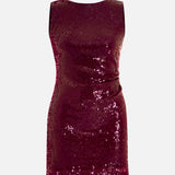 Sequin Pleated Mini Dress