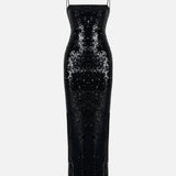All Over Midi Sequin Dress